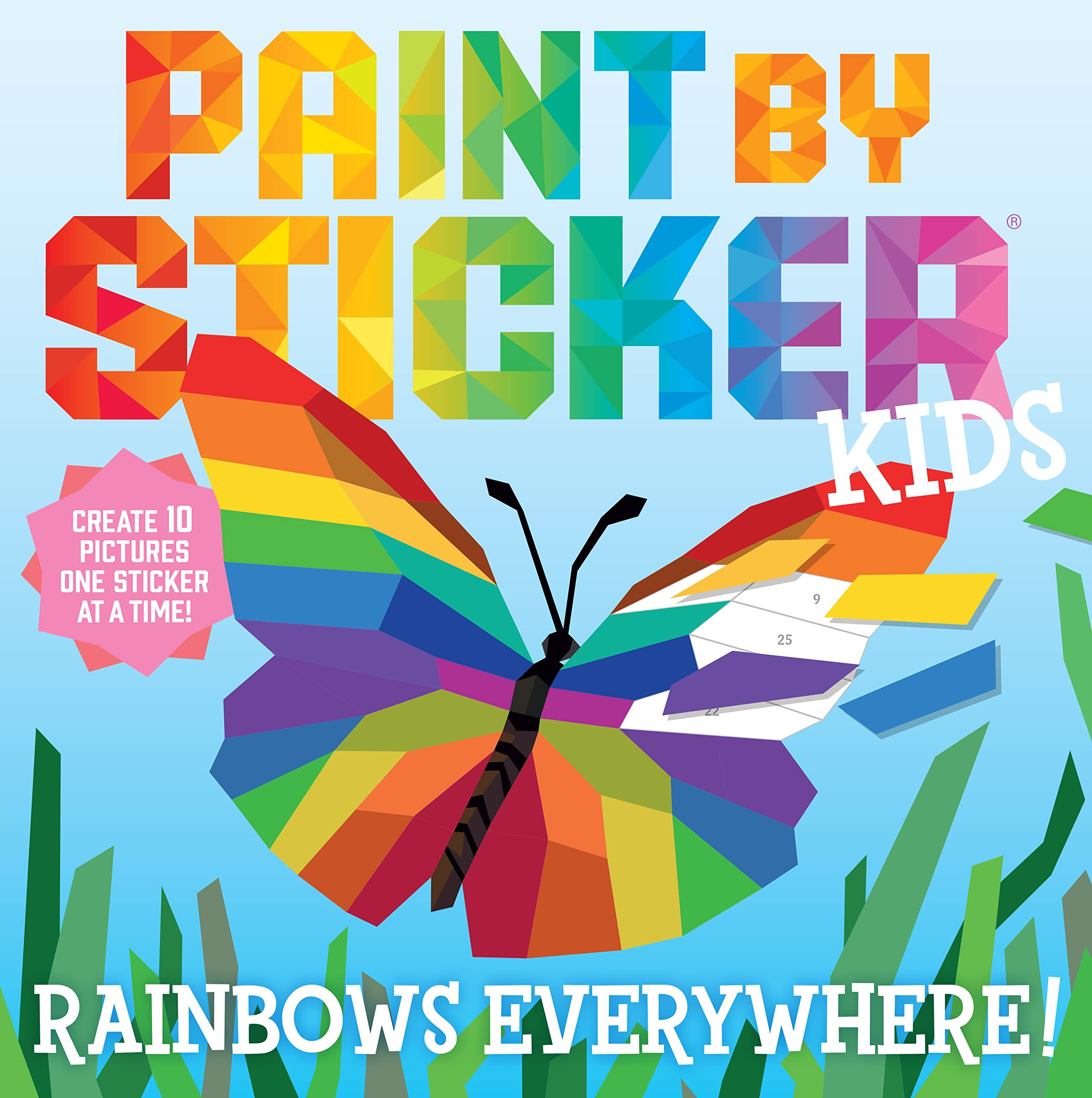 Paint by Sticker Kids: Rainbows Everywhere!-by-Workman Publishing