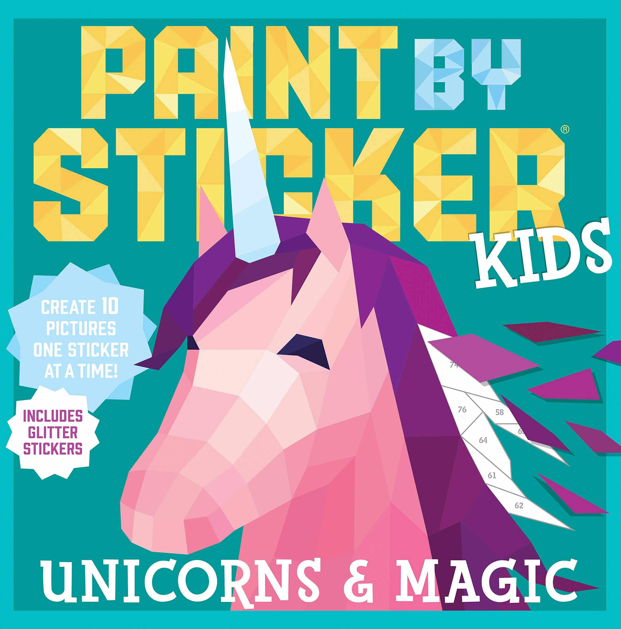 Paint by Sticker Kids Unicorns Magic by Workman