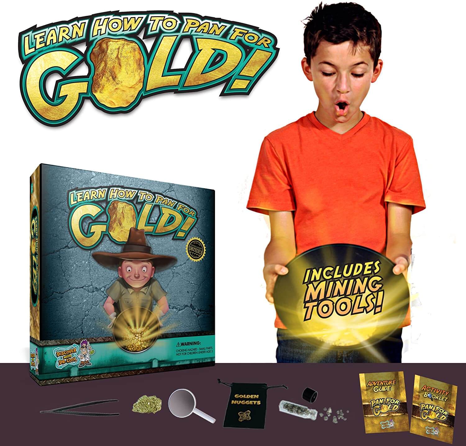 Pan for Gold Kit by Discover With Dr. Cool 1