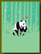 Panda Bear and Cub New Baby Card by Great Arrow Graphics