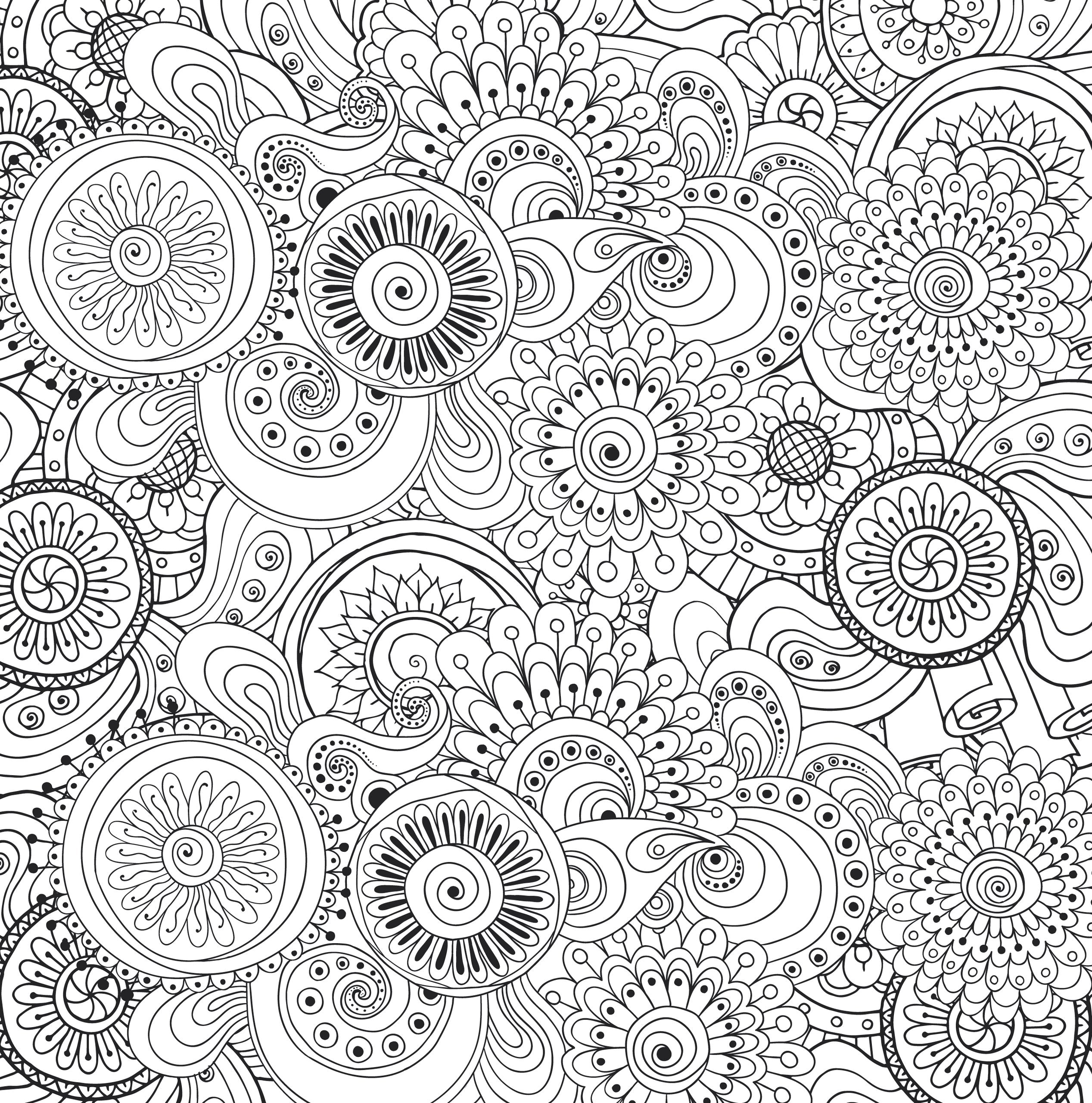 Peaceful Paisleys Adult Coloring Book by Peter Pauper Press 3