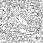 Peaceful Paisleys Adult Coloring Book by Peter Pauper Press 5