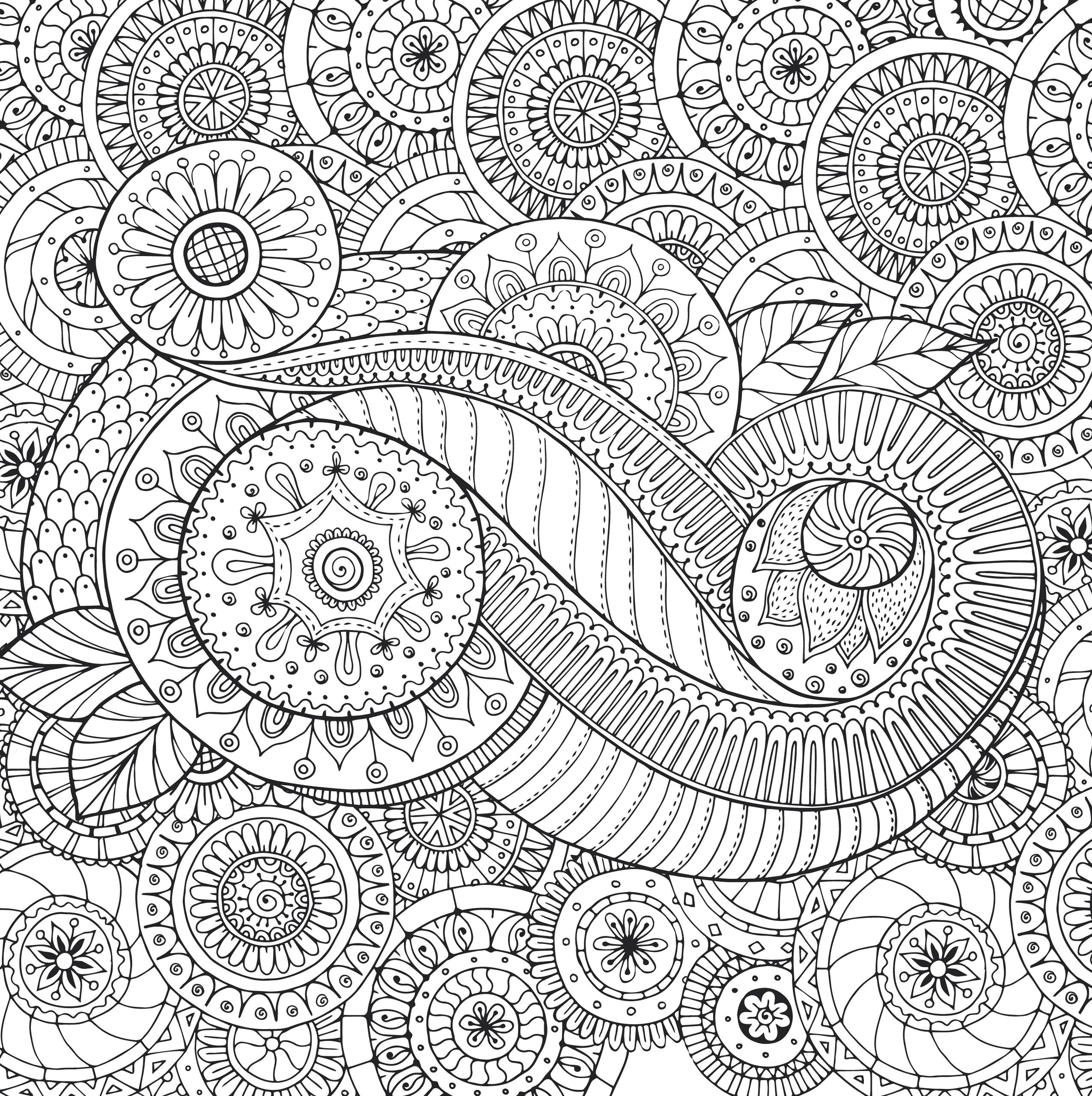 Peaceful Paisleys Adult Coloring Book by Peter Pauper Press 5
