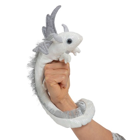 Pearl Dragon Wristlet Puppet by Folkmanis