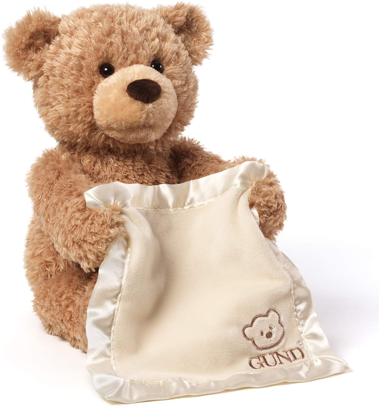 Peek A Boo Teddy Bear Animated Stuffed Animal by Gund