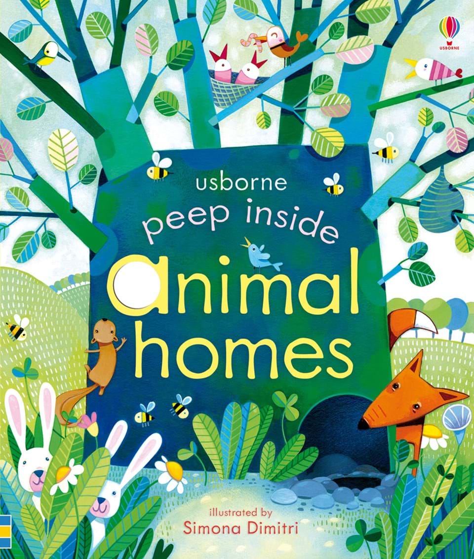 Peek Inside Animal Homes by Usborne