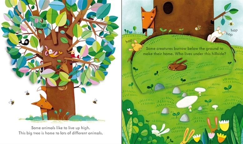 Peek Inside Animal Homes by Usbourne 3