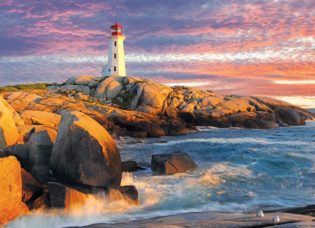 Peggys Cove Lighthouse 1000pc Puzzle by Eurographics 1