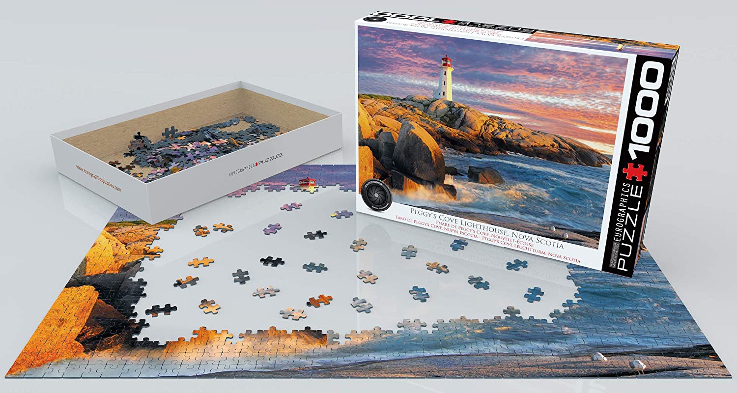 Peggys Cove Lighthouse 1000pc Puzzle by Eurographics 2