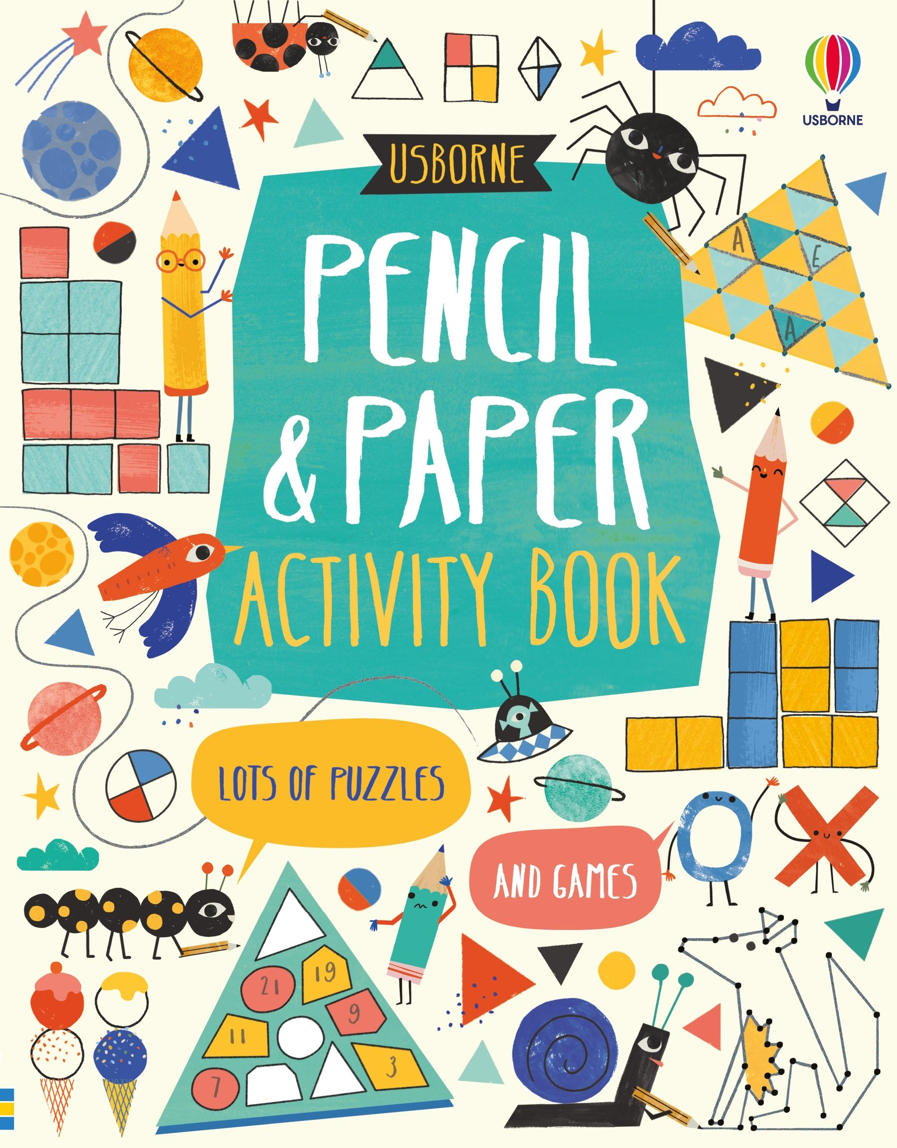 Pencil and Paper Activity Book-by-Usborne
