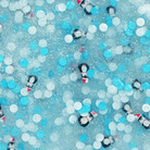 Penguin Party Holiday Putty Mini Tin by Crazy Aarons Putty World 1