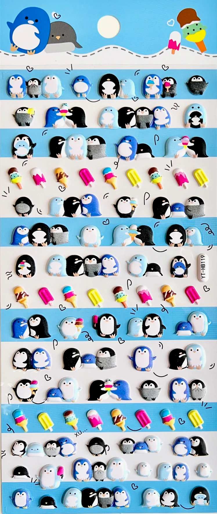 Penguin Stickers-by-BC USA