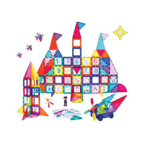 PicassoTiles Graphical Inserts 121pc Set-by-PicassoTiles