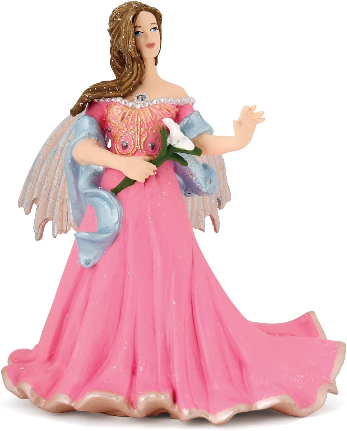 Pink Elf with Lily Figure-by-Papo