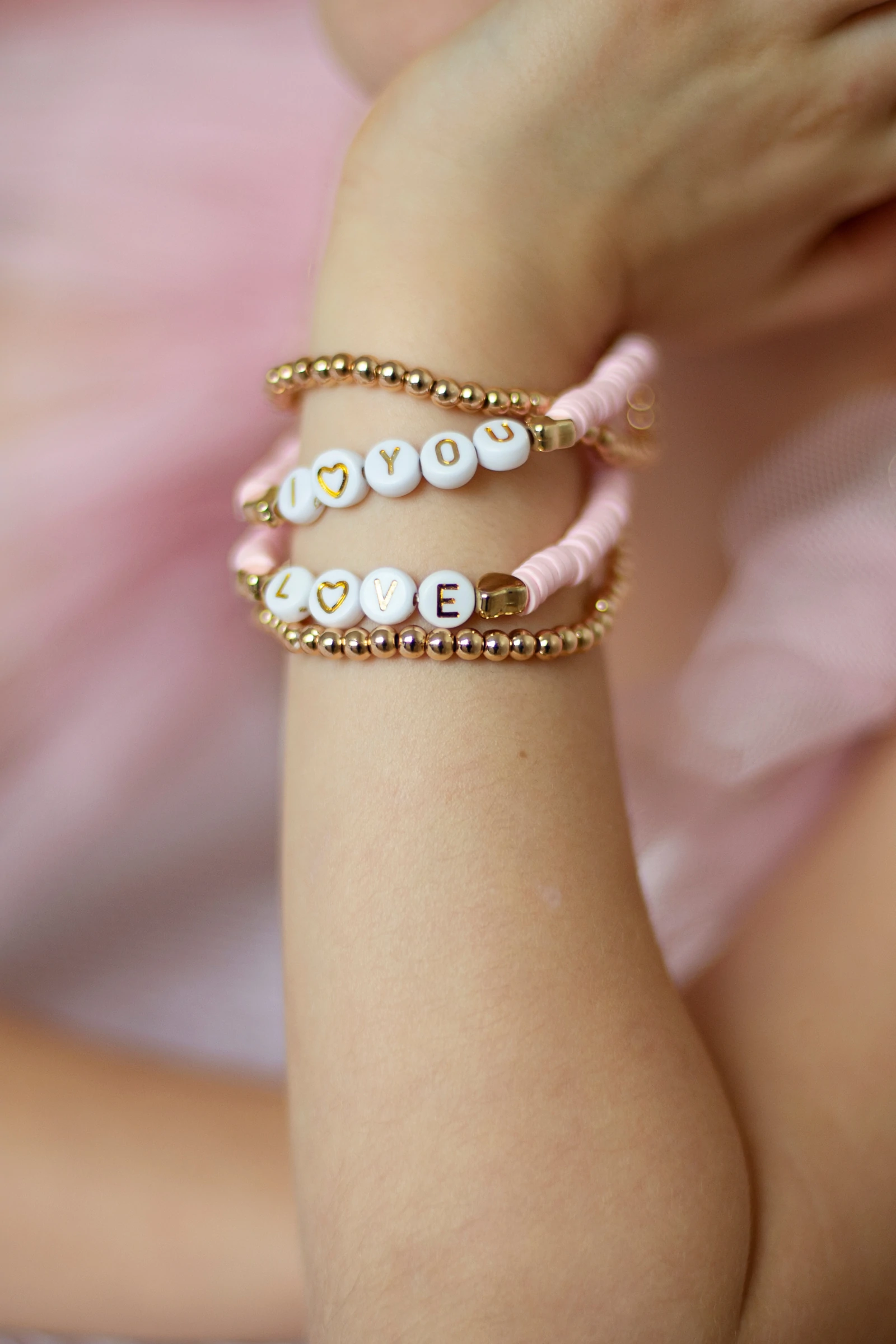 Pink Love Bracelets by Great Pretenders 4