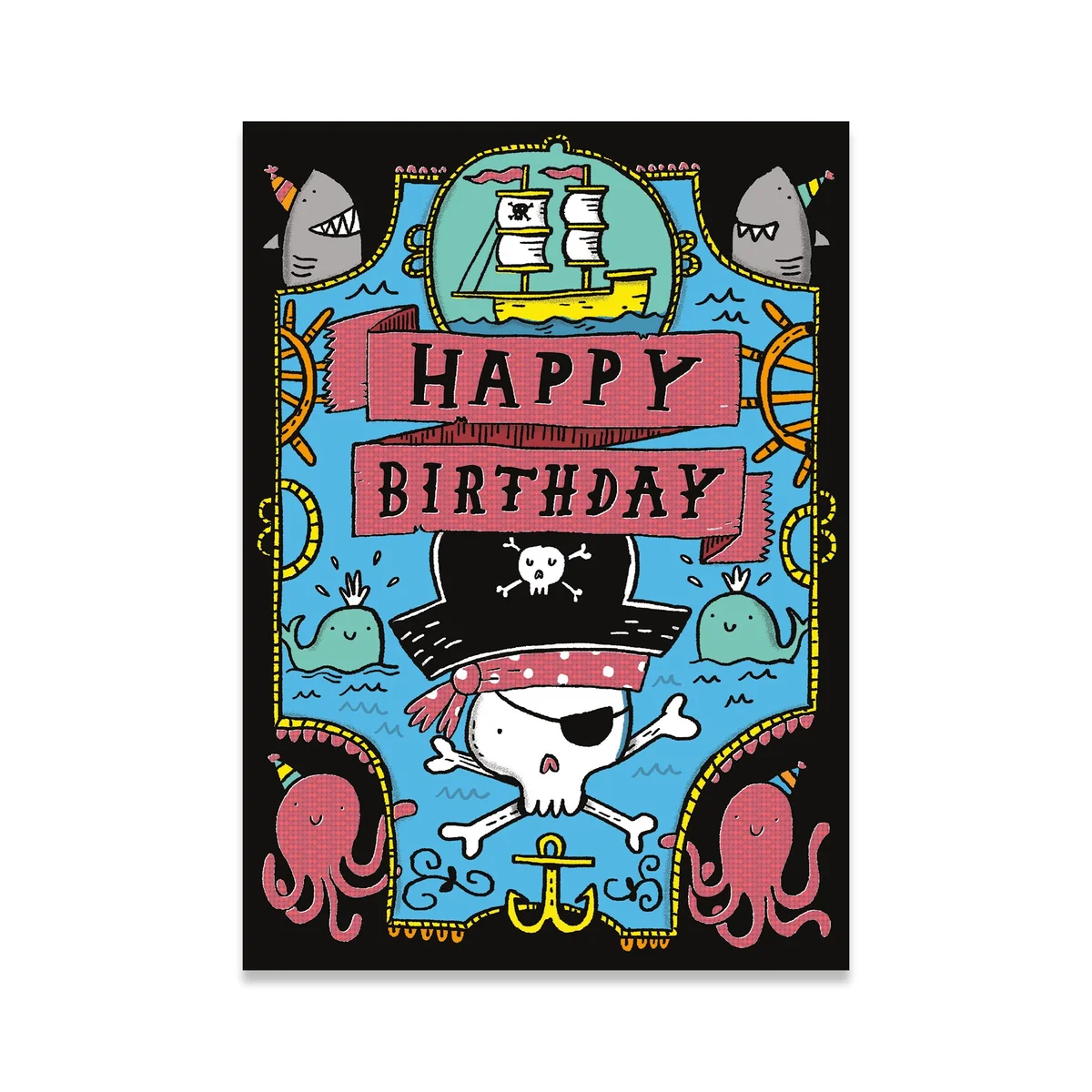 Pirate Birthday Card-by-Peaceable Kingdom