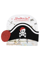 Pirate Hat Headband with Eyepatch-by-Great Pretenders
