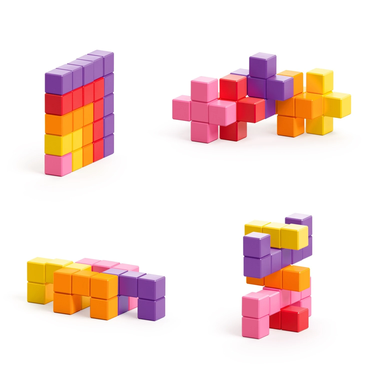 Pixio Pixoplasma Magnetic Blocks 60pc by Ukidz 1