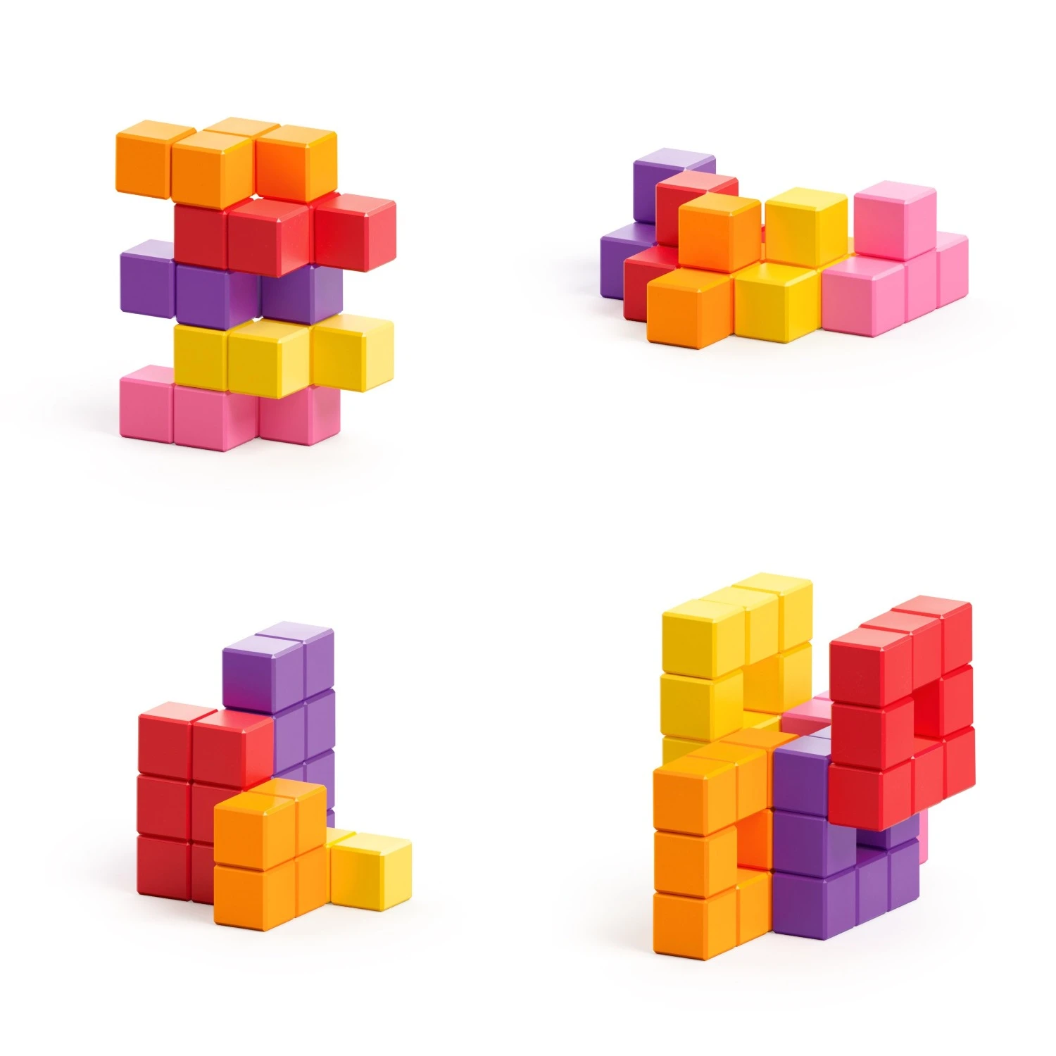Pixio Pixoplasma Magnetic Blocks 60pc by Ukidz 2