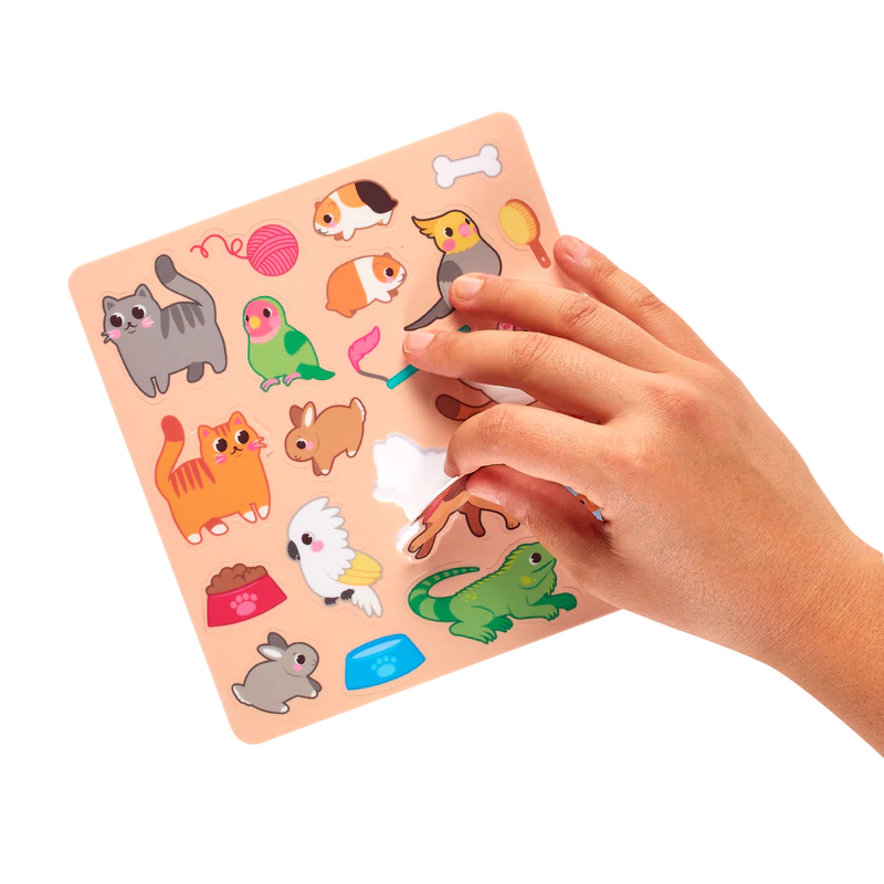 Play Again Pet Play Land Reusable Sticker Fun by Ooly 6