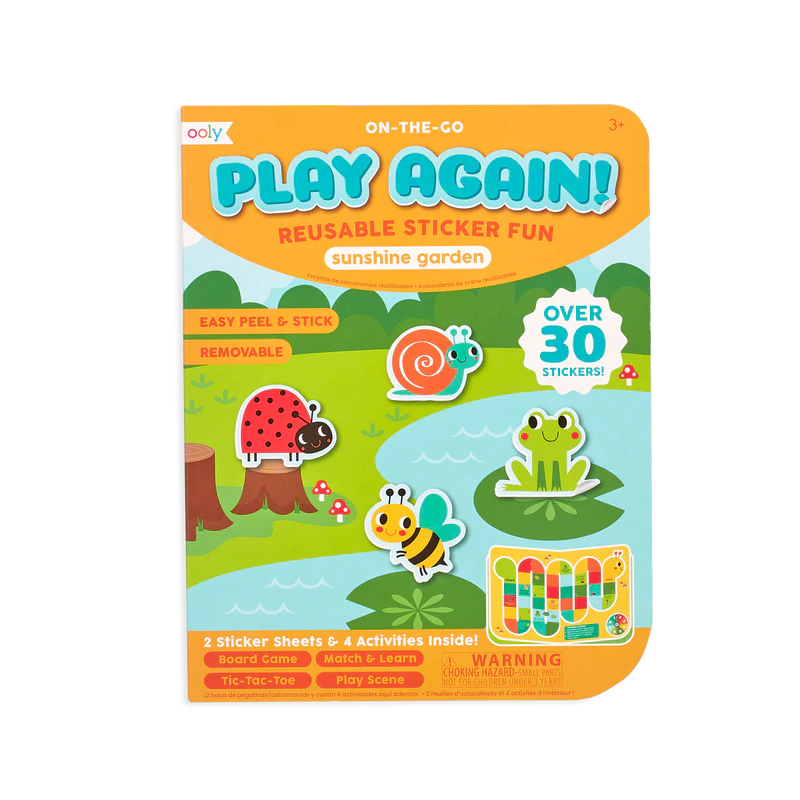 Play Again Sunshine Garden Reusable Sticker Fun by Ooly