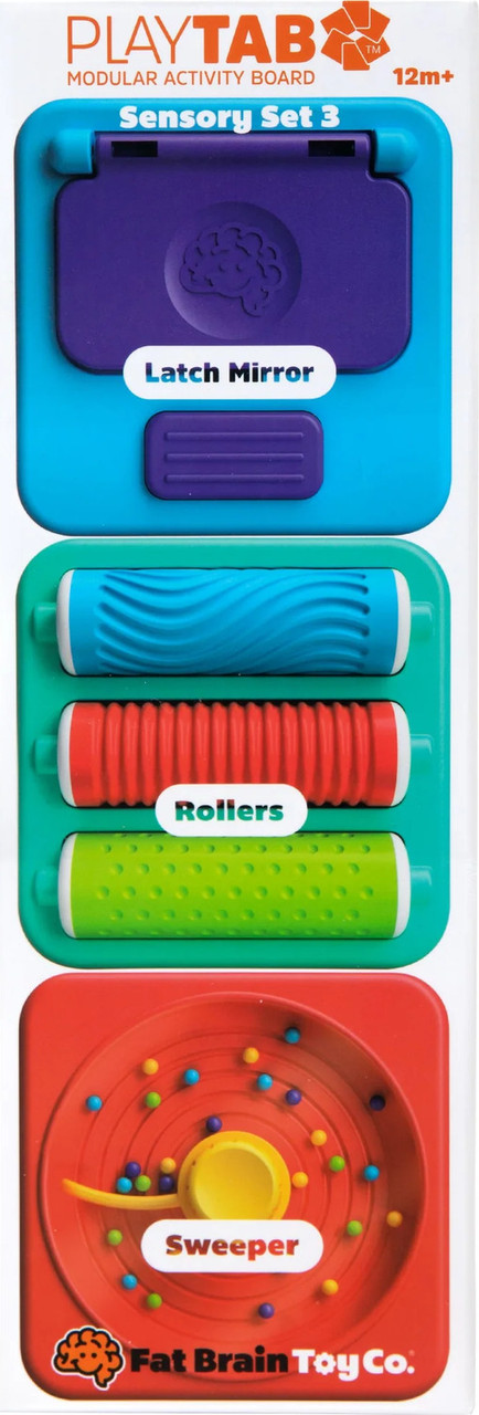 Play Tab Activity Square Set 3-by-Fat Brain Toys