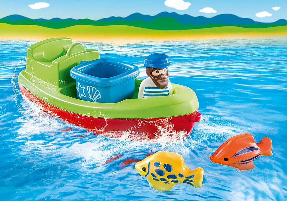 Playmobil 123 Fisherman With Boat by Playmobil 3