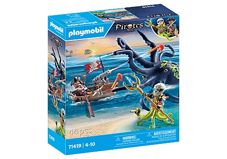 Playmobil Battle with the Giant Octopus-by-Playmobil