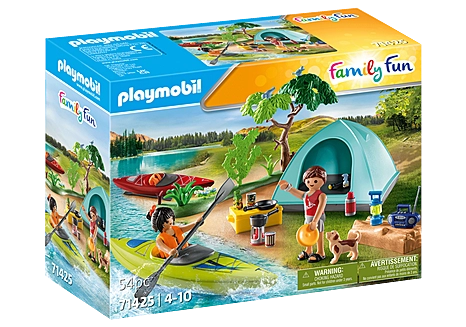 Playmobil Camping with Campfire-by-Playmobil