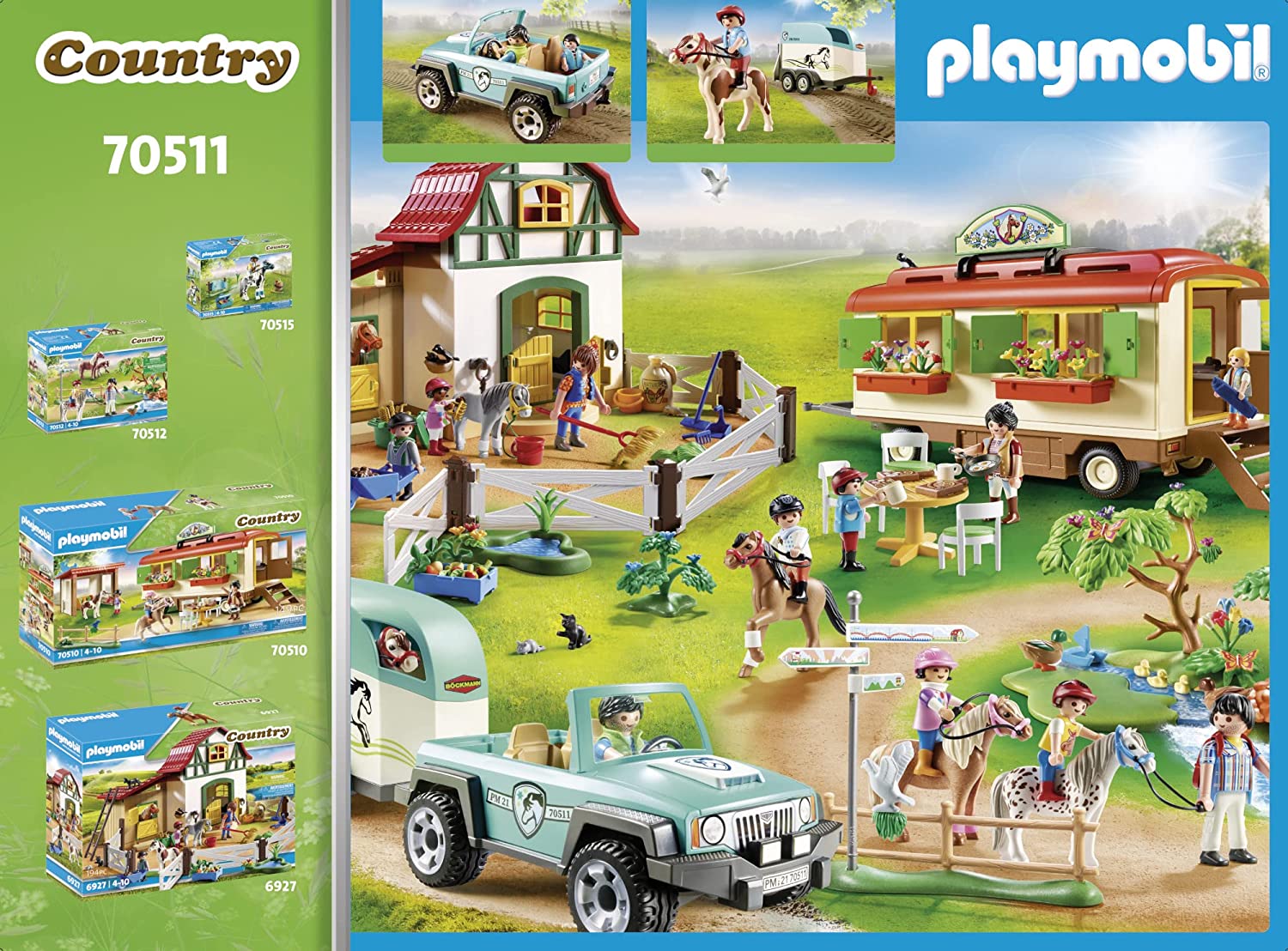 Playmobil Car with Pony Trailer by Playmobil 4