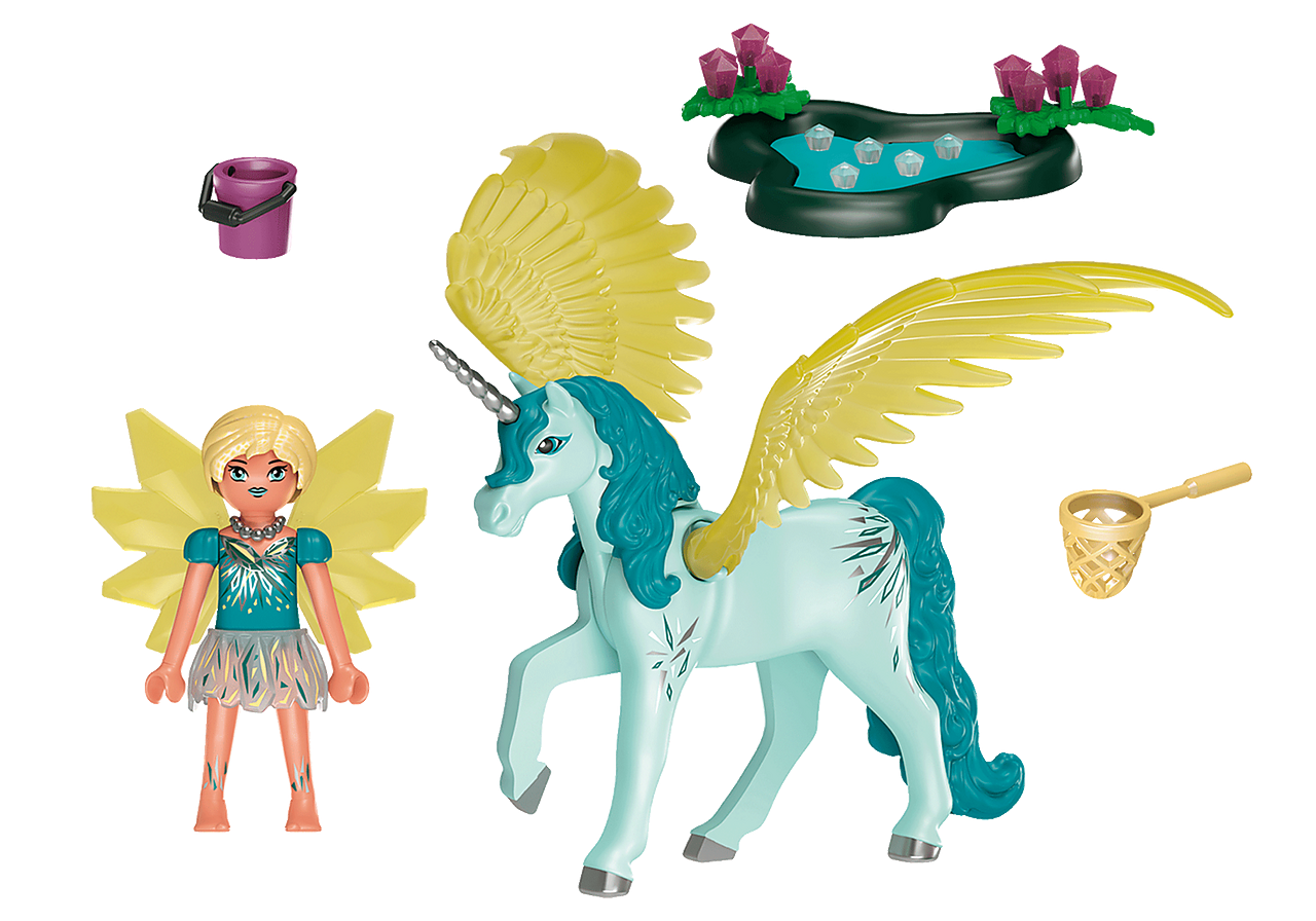 Playmobil Crystal Fairy with Unicorn by Playmobil 1