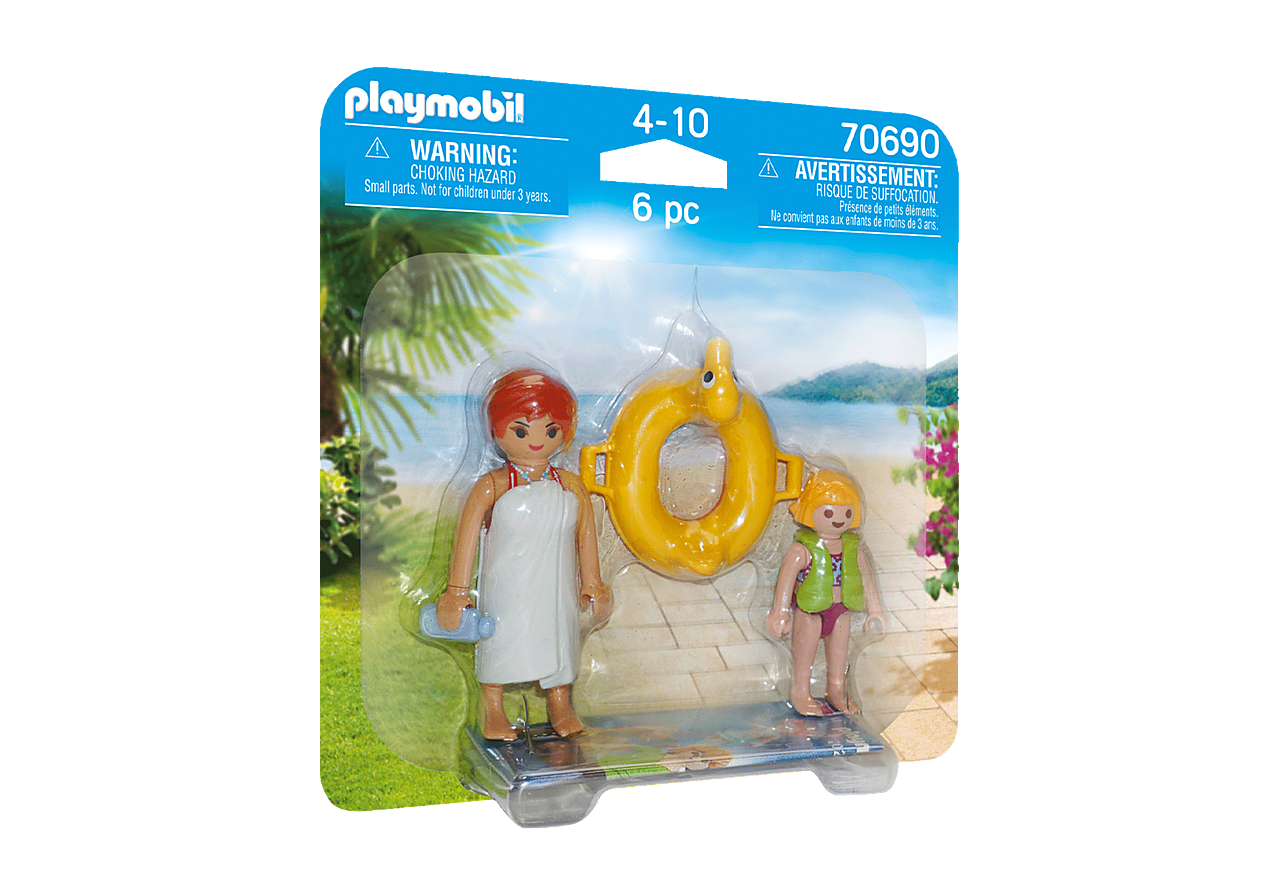Playmobil DuoPack Water Park Swimmer by Playmobil