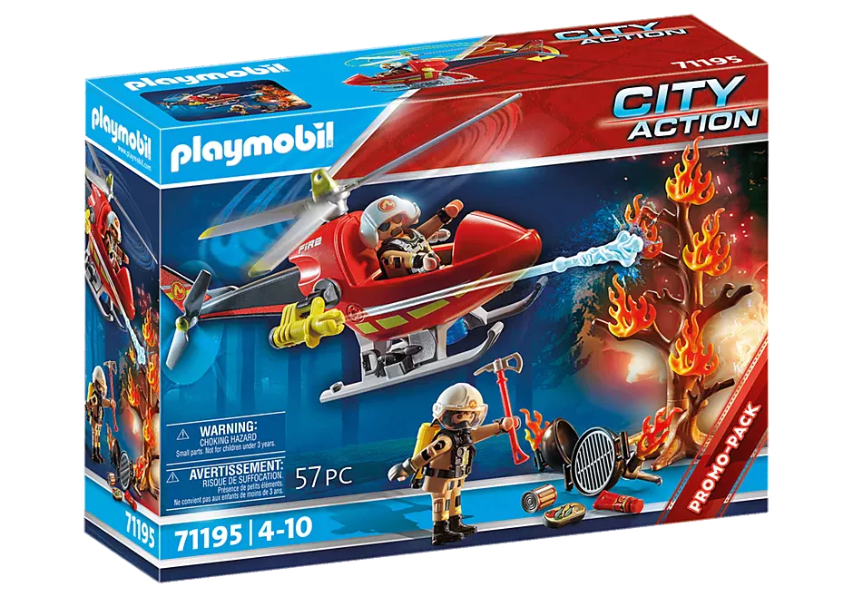 Playmobil Fire Rescue Helicopter-by-Playmobil