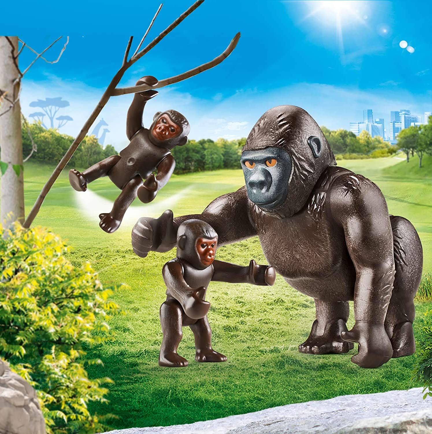Playmobil Gorilla with Babies by Playmobil 1