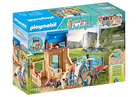 Playmobil Horse Stall with Amelia and Whisper-by-Playmobil