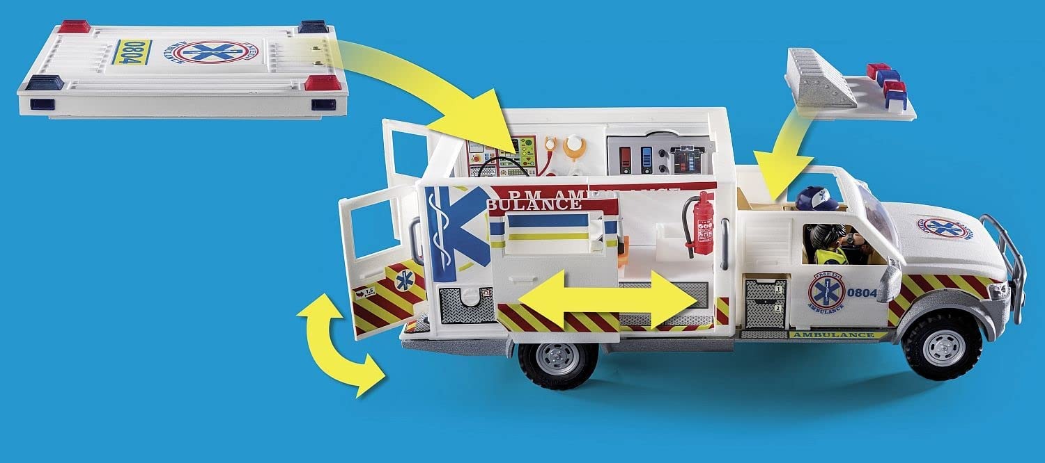 Playmobil Rescue Vehicles Ambulance with Lights and Sound by Playmobil 3