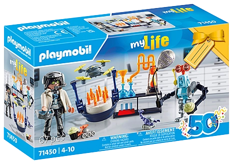 Playmobil Researchers with Robots-by-Playmobil