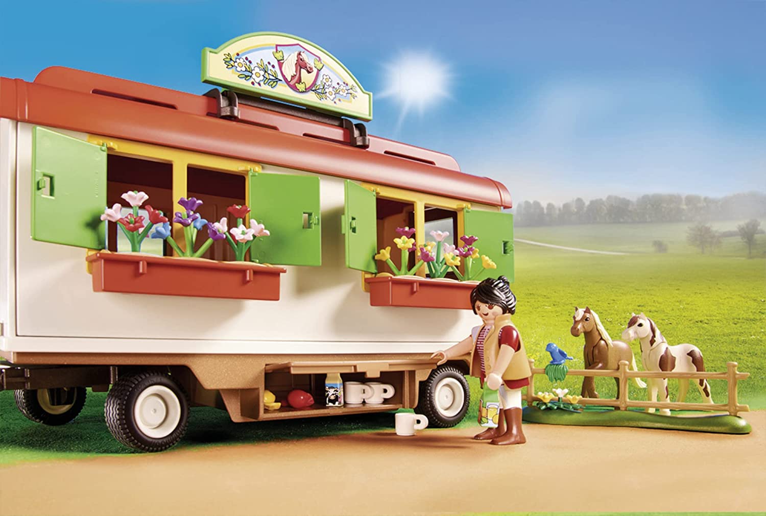 Playmobil Shelter with Mobile Home by Playmobil 2