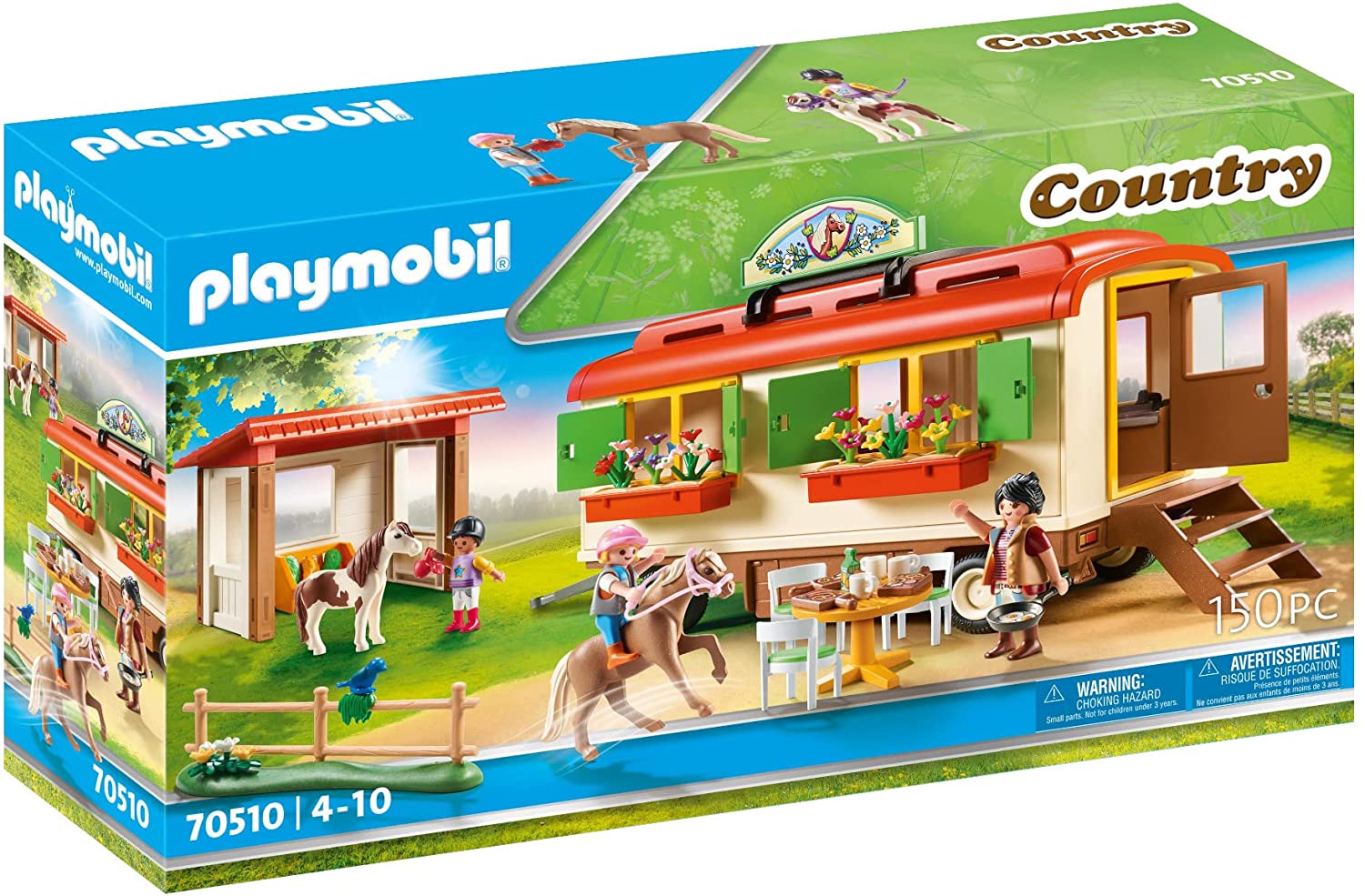 Playmobil Shelter with Mobile Home by Playmobil