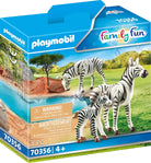 Playmobil Zebras with Foal by Playmobil