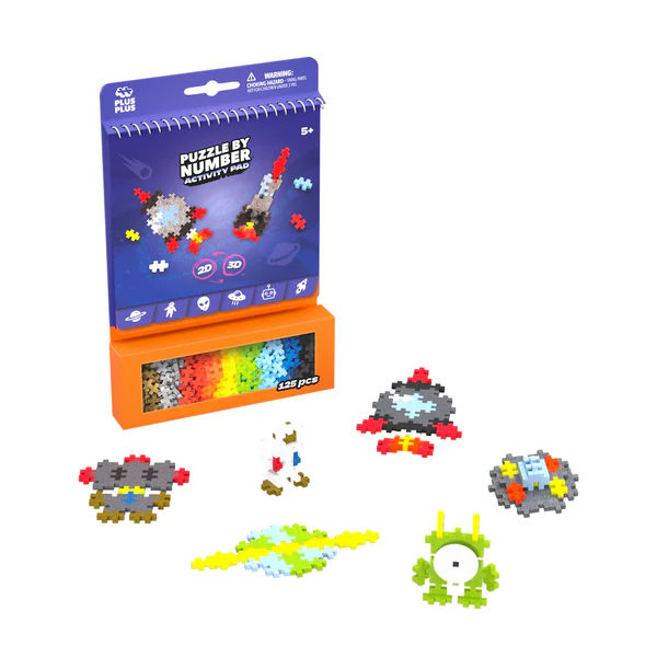 Plus Plus Activity Pad - Space-by-Plus Plus