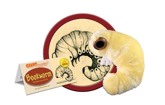 Plush Bookworm by Giant Microbes