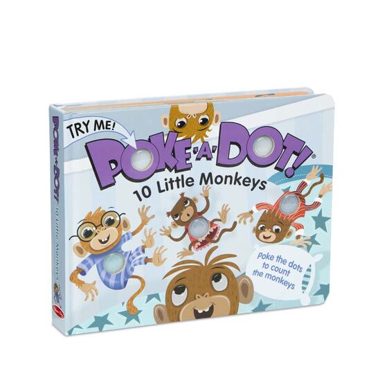 Poke A Dot 10 Little Monkeys by Melissa Doug