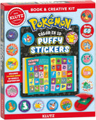 Pokémon  Color-in 3D Stickers-by-Klutz