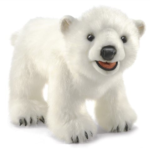 Polar Bear Cub Hand Puppet by Folkmanis