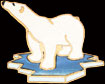 Polar Bear Pin by WM Spear Designs