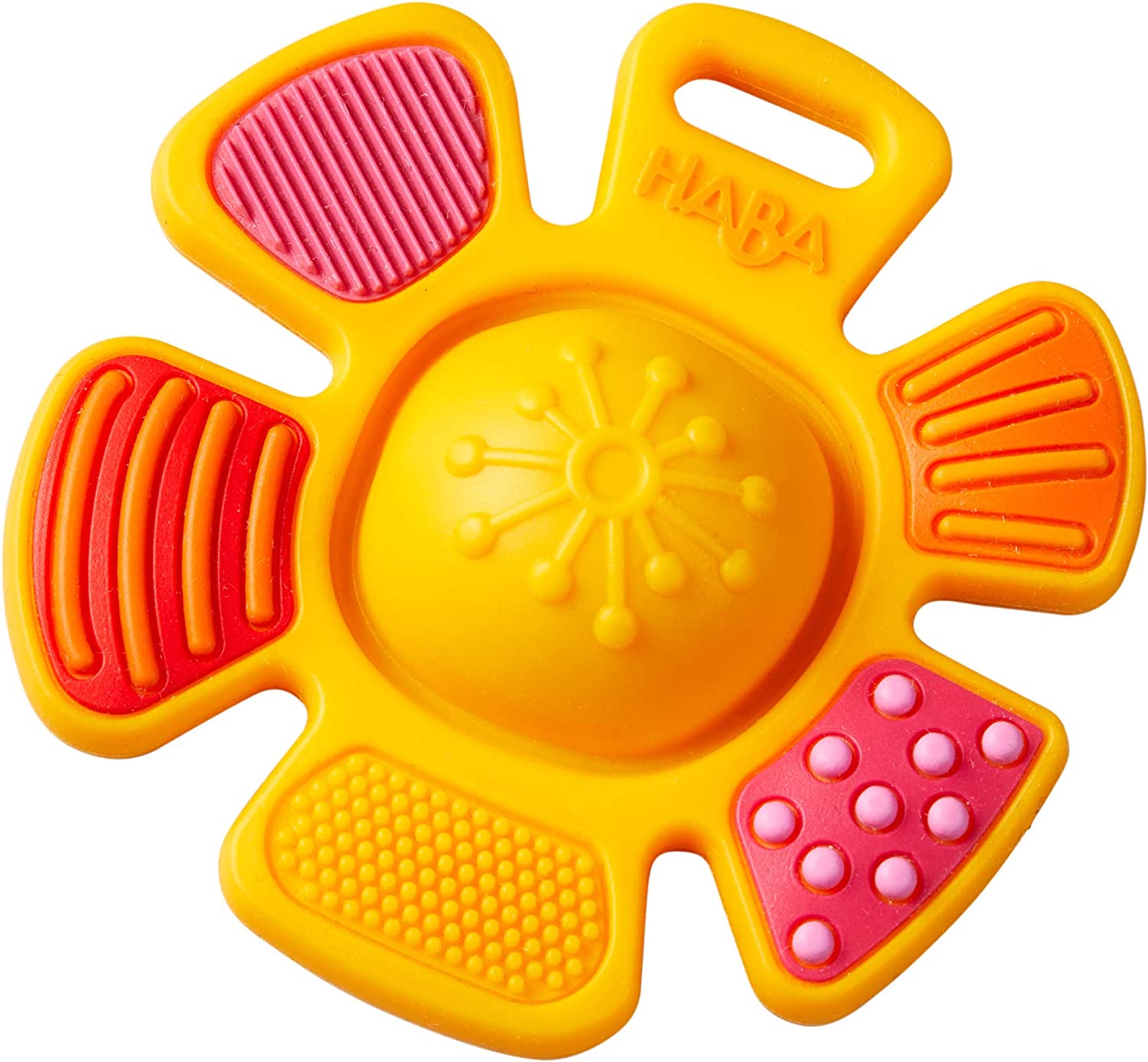 Popping Flower Silicone Clutching Teething Toy by Haba