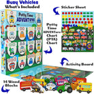 Potty Time Adventure Training Game Busy Vehicles by Lil Advents 1