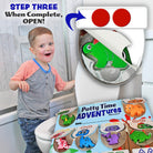 Potty Time Adventure Training Game Dinosaurs by Lil Advents 2