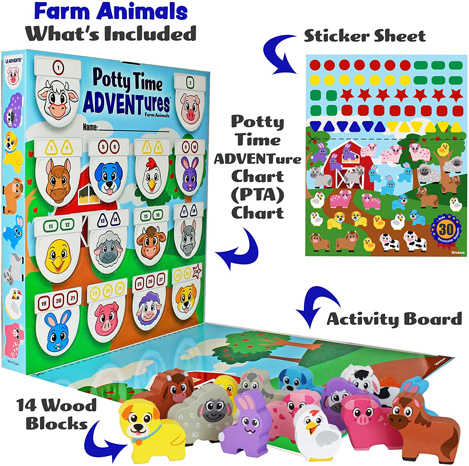 Potty Time Adventure Training Game Farm by Lil Advents 1